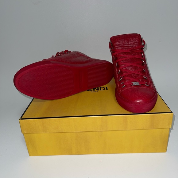 BALENCIAGA Men's leather sneakers! - Picture 4 of 12